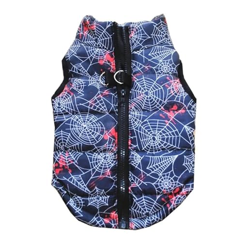 Haustierkleidung, Welpen-Outfit, Weste, warme Hundekleidung, passend für kleine Hunde, winddicht, für den Winter (12, M) von GOFDASY