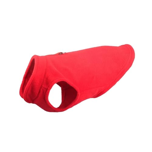 Haustierweste für Hunde aus Fleece, für Herbst und Winter, für kleine Hunde, Chihuahua, Mops, Größe S, Rot Haustierweste für Hunde aus Fleece, für Herbst und Winter, für kleine Hunde, Chihuahua, Mops, Größe S, Rot von GOFDASY
