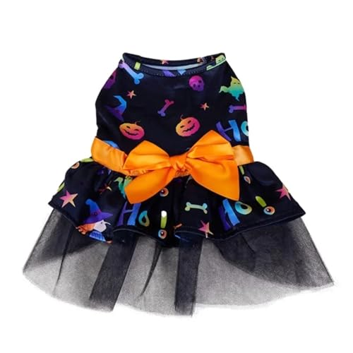 Hunde-Prinzessinnenkleid, Halloween, lustiges Welpenkostüm, Weihnachten, Haustierkleid, niedliche Katze, Hochzeitsrock, Chihuahua, Hundekleidung (mehrfarbig, M) von GOFDASY