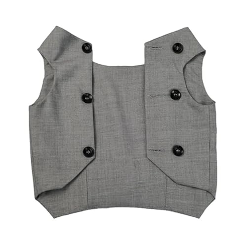 Hundeanzug, Gentleman, Hochzeitsanzug, formelle Hemd, Haustier-Outfit, Halloween, Weihnachtskostüm für kleine Hunde, Fliege (A,S) von GOFDASY