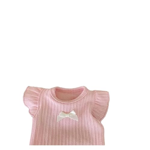 Hundeweste mit niedlicher Schleife, Teddy, Welpen, Pullover, Sommer, atmungsaktiv, zweibeinig, einfarbig, für Katzen und Hunde (Einheitsfarbe, XS) von GOFDASY
