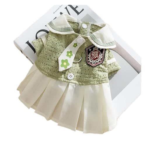 Niedliche Hundekleidung, Sommer, atmungsaktiv, schöne Katzenkleidung für Katzen, Ragdoll, Welpen, Yorkshire, kleine Katzen, Hundekleidung (Grün, XL) von GOFDASY