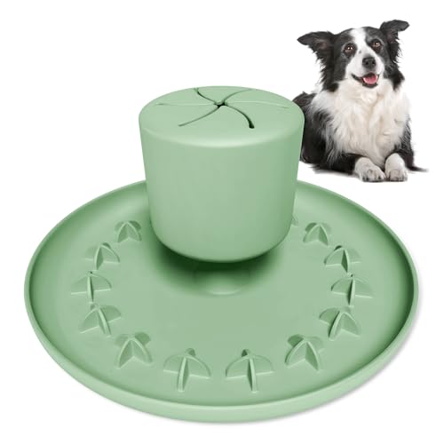 Slow Feeder Hundenapf Puzzle Spielzeug Grün von GOGODOGYA