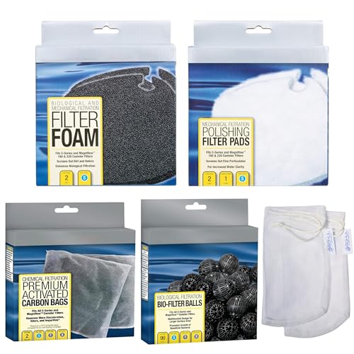 Gokul Brands Magniflow 220/160 Kanister Filter Rite-Size S Ersatz-Filtermedia-Set, einschließlich Netzbeutel der Marke Gokul (Filtermedien, Kohletüten, Polierpads, Filterschaum) von GOKUL BRANDS