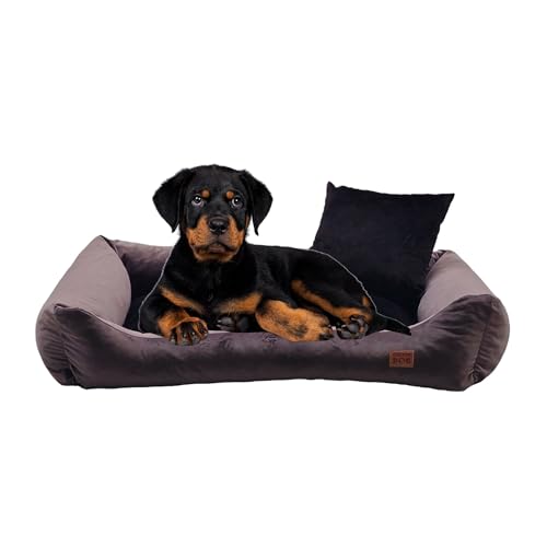 GoldenDog Hundebett Hunde Hundekorb Waschbar Hundekörbchen Flauschig Hundematratze mit Erhöhte Ränder Weiches Hundesofa für Hunde,Katze SAMT-Krone LUX KRONENSAMT LUX Blau GoldenDog Hundebett Hunde Hundekorb Waschbar Hundekörbchen Flauschig Hundematratze mit Erhöhte Ränder Weiches Hundesofa für Hunde,Katze SAMT-Krone LUX KRONENSAMT LUX Blau von GOLDEN DOG
