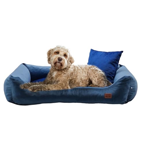 GoldenDog Hundebett Hundebett weicher Hundekorb Flauschige wasserdichte Hundematratze mit erhöhtem Rand Soft Sofa für Hund, Katze Velvet Royal Sofa GoldenDog Hundebett Hundebett weicher Hundekorb Flauschige wasserdichte Hundematratze mit erhöhtem Rand Soft Sofa für Hund, Katze Velvet Royal Sofa von GOLDEN DOG