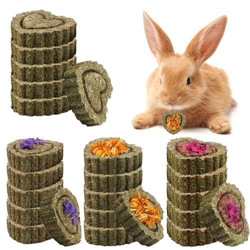 24 Stück Kaninchen Kauspielzeug, Hamster Kauen Zähne Schleifen Spielzeug Natürliches Timothy Hay Kauspielzeug Kleintiere Zahnpflege Snacks für Häschen Chinchilla Meerschweinchen Rennmäuse Hamster 24 Stück Kaninchen Kauspielzeug, Hamster Kauen Zähne Schleifen Spielzeug Natürliches Timothy Hay Kauspielzeug Kleintiere Zahnpflege Snacks für Häschen Chinchilla Meerschweinchen Rennmäuse Hamster von GOMETY