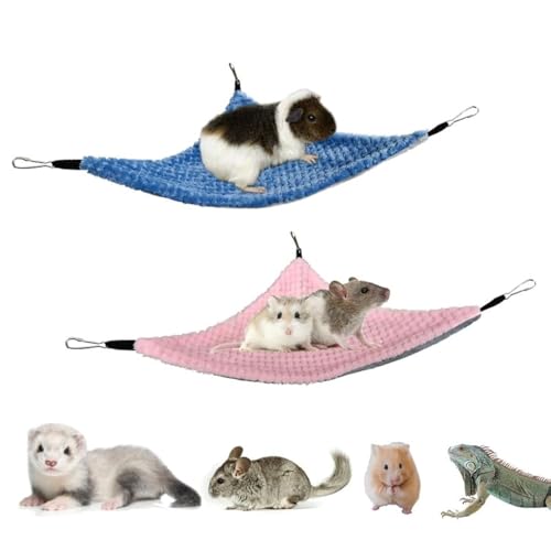 GOMIBABY 2 Stück Hängende Eckhängematte mit Haken für Frettchen, Ratten, Meerschweinchen, Chinchillas, Hamster, Igel und andere Kleintiere. GOMIBABY 2 Stück Hängende Eckhängematte mit Haken für Frettchen, Ratten, Meerschweinchen, Chinchillas, Hamster, Igel und andere Kleintiere. von GOMIBABY