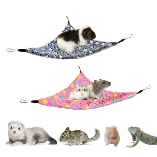 GOMIBABY 2 Stück Hängende Eckhängematte mit Haken für Frettchen, Ratten, Meerschweinchen, Chinchillas, Hamster, Igel und andere Kleintiere. GOMIBABY 2 Stück Hängende Eckhängematte mit Haken für Frettchen, Ratten, Meerschweinchen, Chinchillas, Hamster, Igel und andere Kleintiere. von GOMICRAFT
