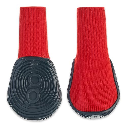 Hundeschuhe für alle Jahreszeiten/Gelände, Ultras (L, rot), 2 Stück von GOO EEZ