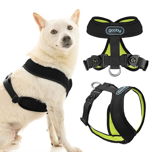 Comfort X Hundegeschirr, Doppelschnappnetz, Neonschwarz, Größe XS von GOOBY