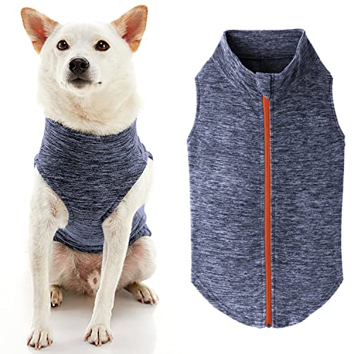 Gooby 72116-WGRY-3XL Fleece-Hundeweste mit Reißverschluss, grau, 3X-Large Gooby 72116-WGRY-3XL Fleece-Hundeweste mit Reißverschluss, grau, 3X-Large von GOOBY