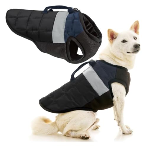 Gooby Gepolsterte Weste, Schwarz, Größe XL von GOOBY