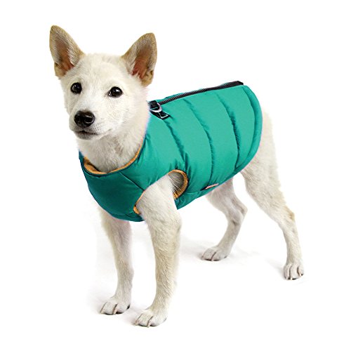 Gooby Gepolsterte kaltem Wetter Weste für Hunde mit sicheren Fell Guard Reißverschluss, von GOOBY