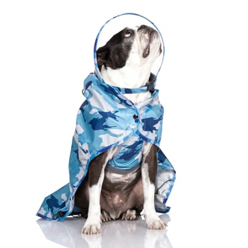 Gooby Hunde-Regenmantel V2 – wasserdichter Regenponcho mit Dual-D-Ringen – Step-in-Regenjacke für kleine und mittelgroße Hunde Gooby Hunde-Regenmantel V2 – wasserdichter Regenponcho mit Dual-D-Ringen – Step-in-Regenjacke für kleine und mittelgroße Hunde von GOOBY