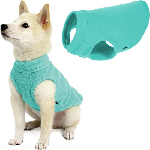 Gooby Hundepullover aus Stretch-Fleece – Minze, XS – Warmer Pullover für kleine Hunde – Winterkleidung für Jungen oder Mädchen – Hundepullover für kleine Hunde bis Hundepullover für große Hunde von GOOBY