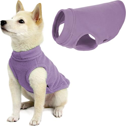 Gooby Hundepullover aus Stretch-Fleece - Warmer Pullover, Hundejacke für Winter - Hundekleidung für Kleine und Große Hunde, Jungen oder Mädchen - Weiche, Super Dehnbare Weste von GOOBY
