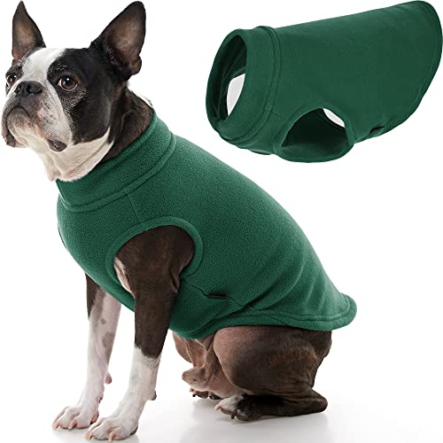 Gooby - Stretch Fleece Weste Pullover Fleece Weste Jacke Sweater für Hunde Waldgrün L Gooby - Stretch Fleece Weste Pullover Fleece Weste Jacke Sweater für Hunde Waldgrün L von GOOBY
