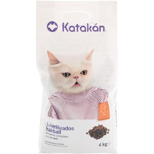 Katakan sterilisiertes Hairballfutter für Katzen, sterilisiert, reich, 4 kg von GOOD4YOU