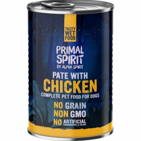 Primal Spirit Dog Dose Huhn, 24 x 400 g von GOOD4YOU