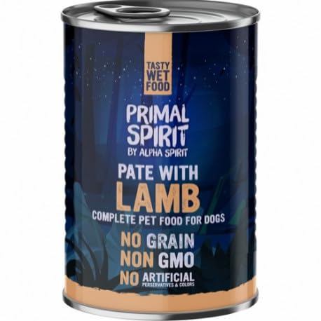 Primal Spirit Dog Lamb Dose 24 x 400 g von GOOD4YOU