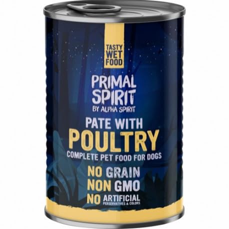 Primal Spirit Dog Poultry Dose 24 x 400 g von GOOD4YOU