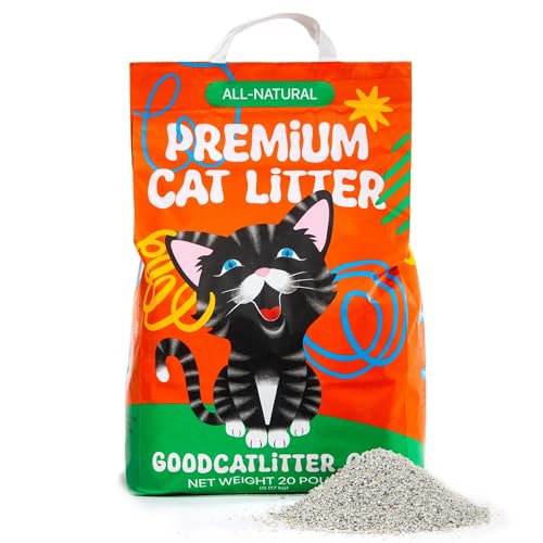 Gute Katzenstreu – Natürliches Katzenstreu aus Bentonit, geruchloses, klumpendes Katzenstreu, 8,2 kg, ultra-saugfähig, leicht, geruchskontrolle und staubfrei Gute Katzenstreu – Natürliches Katzenstreu aus Bentonit, geruchloses, klumpendes Katzenstreu, 8,2 kg, ultra-saugfähig, leicht, geruchskontrolle und staubfrei von GOODCATLITTER