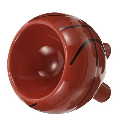 GOOHOCHY Praktischer Keramiknapf mit Basketball- langlebiger Futterbehälter für Hunde und Katzen leicht zu reinigen GOOHOCHY Praktischer Keramiknapf mit Basketball- langlebiger Futterbehälter für Hunde und Katzen leicht zu reinigen von GOOHOCHY