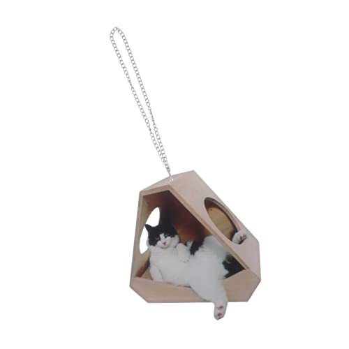 GOOHOCHY Katzenfigur Zum Aufhängen Acryl Wanddekoration Schlafzimmer Auto Wetterfest Partydekoration von GOOHOCHY