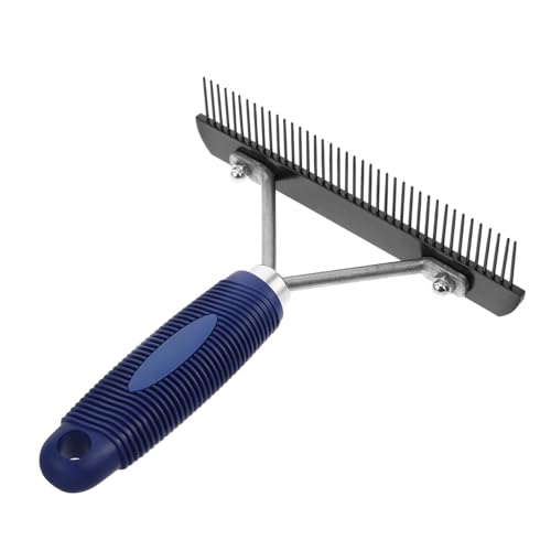 GOOHOCHY Robuster Pferde Demattierkamm mit Griff Effektives Entfilzen und Entwirren für Pferde Hunde und Nutztiere Vielseitiger Tierpflege Rechen Langlebiges GOOHOCHY Robuster Pferde Demattierkamm mit Griff Effektives Entfilzen und Entwirren für Pferde Hunde und Nutztiere Vielseitiger Tierpflege Rechen Langlebiges von GOOHOCHY