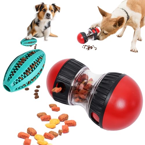 GOORFAC-Hunde intelligenzspielzeug,Hundespielzeug 2-teiliges Set,Intelligenzspielzeug für hunde hilfe bei der Verdauung,Interaktives hundespielzeug,Das perfekte Hundezubehör, Kleine und mittlere Hunde von GOORFAC