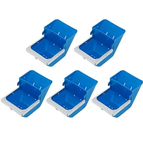 5Pcs Kaninchen Feeder Box Trichter Kaninchen Käfig Rex Kaninchen Anti Beizen Futter Trog Feeder Automatische Bauernhof Fütterung Schalen von GOPEO