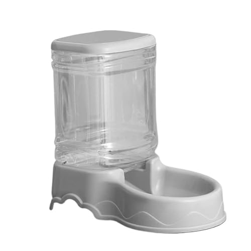 Automatischer Hundefutterspender, Hohe Kapazität, Tiernahrungsnapf, Schwerkraft-Wasserspender, Futternapf for Hunde Und Katzen, 3,8 L, Hundezubehör (Size : 3.5L Feeder-01) von GOPEO