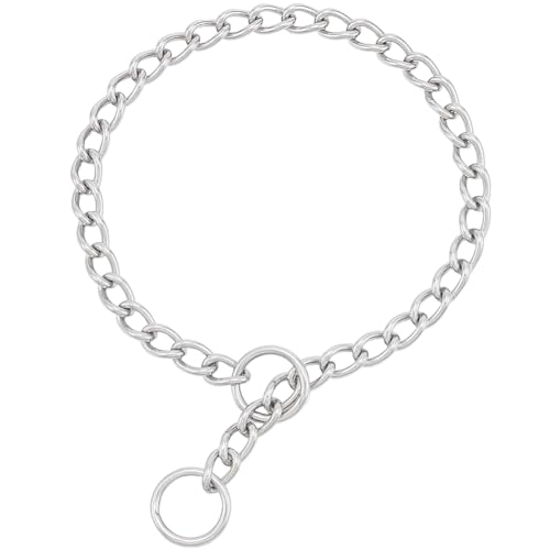 GORGECRAFT 1 Box Würgehalsbänder Für Hunde Mit Kette 304 Edelstahl Metall P Glieder Martingalhalsband Kein Ziehen Für Das Training von Welpen Und Haustieren Für Kleine Mittelgroße Und Große Hunde 60cm GORGECRAFT 1 Box Würgehalsbänder Für Hunde Mit Kette 304 Edelstahl Metall P Glieder Martingalhalsband Kein Ziehen Für Das Training von Welpen Und Haustieren Für Kleine Mittelgroße Und Große Hunde 60cm von GORGECRAFT