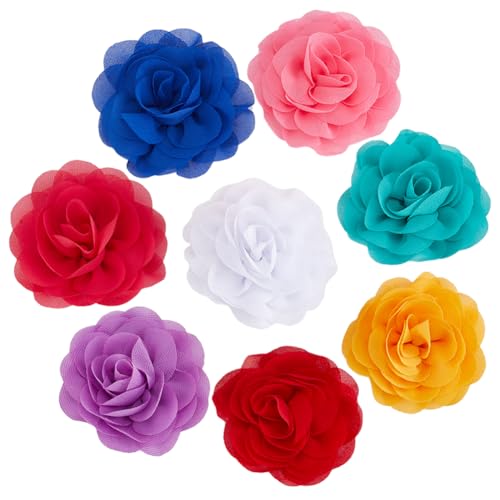 GORGECRAFT 8 Stück 8 Farben Hundehalsband Für Haustierschauen Blumen Bunt Polyester Weiche Blumen Haustiere Katzen Schleifen Ornamente Blumenanhänger Für Welpen Katzen Hunde Halsbänder Fellpflege GORGECRAFT 8 Stück 8 Farben Hundehalsband Für Haustierschauen Blumen Bunt Polyester Weiche Blumen Haustiere Katzen Schleifen Ornamente Blumenanhänger Für Welpen Katzen Hunde Halsbänder Fellpflege von GORGECRAFT