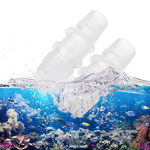 10 Stück Aquarium Pipe Adapter, PVC Aquarium Wasserrohr Adapter Transparenter Wasserschlauchanschluss für Aquarium Aquarium und Hydroponic(#1) von GOTOTOP