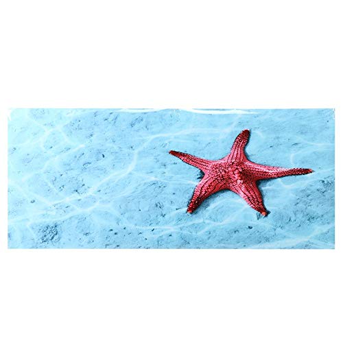 GOTOTOP Aquarium Hintergrund Poster, PVC Unterwasser Sterne Hintergrund 3D Wasserdicht Klebeband Tapete Aufkleber Hintergründe Dekoration für Aquarium Aquarium(122 * 50cm) von GOTOTOP