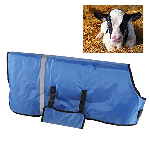 GOTOTOP Farm Kalb Kuh Baby warme Kleidung Oxford Stoff Mantel Wind & Wasser Proof für Neugeborene Rinder Tiere Zubehör (blau) von GOTOTOP