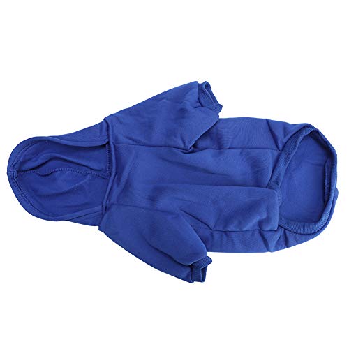 GOTOTOP Hundekleidung für kleine Hunde Winter Polyester Pet Hoodies Warme Welpenjacken Outfit Hooded(XXL-Blau) von GOTOTOP