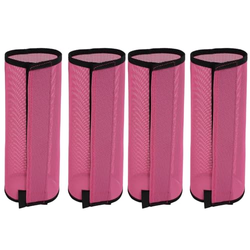 GOTOTOP Pferdenetz-Fliegenstiefel, 4 Stück, Atmungsaktiv, Bequem, Reißfest, Feines Netz, Schützende Pferdefliegen-Leggings, Beinschützer für Pferde-Reitausrüstung, Schützen Pferdebeine GOTOTOP Pferdenetz-Fliegenstiefel, 4 Stück, Atmungsaktiv, Bequem, Reißfest, Feines Netz, Schützende Pferdefliegen-Leggings, Beinschützer für Pferde-Reitausrüstung, Schützen Pferdebeine von GOTOTOP