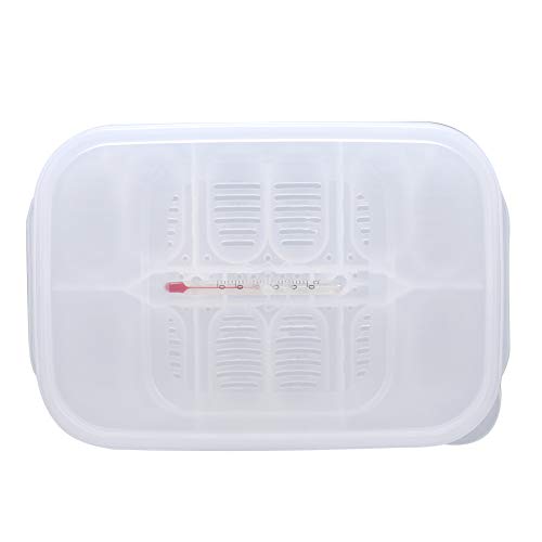 GOTOTOP Reptilienzuchtbox mit Thermometer, Eierinkubator-Brutbox zum Brüten von Gecko-Eidechsenschlangen und Anderen Reptilien GOTOTOP Reptilienzuchtbox mit Thermometer, Eierinkubator-Brutbox zum Brüten von Gecko-Eidechsenschlangen und Anderen Reptilien von GOTOTOP
