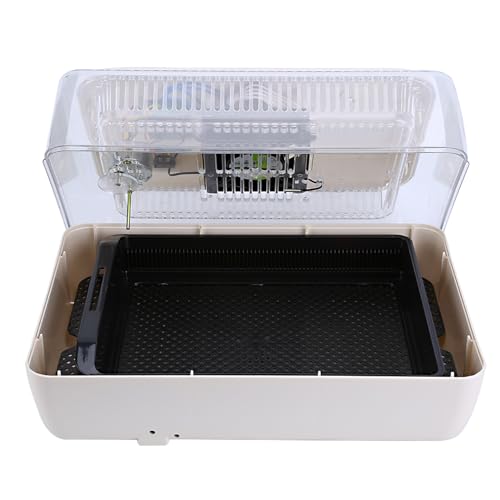 Gootop 80 W 24 Eier Brutmaschine, Digitale Anzeige, automatische Steuerung für Geflügeleier, Vögel, Huhn, Ente, Gänse 43 x 19 x 22 cm Gootop 80 W 24 Eier Brutmaschine, Digitale Anzeige, automatische Steuerung für Geflügeleier, Vögel, Huhn, Ente, Gänse 43 x 19 x 22 cm von GOTOTOP