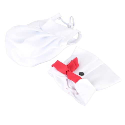 Haustier-Kochkostüm, 1 Set, Polyester, Niedlich, Stilvoll, Größenverstellbar, Waschbar, Haustierkleidung, Halloween-Feiertags-Hundekleidung für Katzen, Hundemütze und Umhang, (M) von GOTOTOP