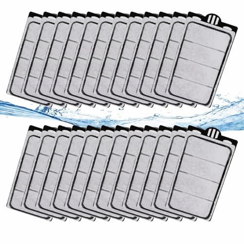 GOZILLA 22 Stück Patronen Turltle Tank Filter Ersatzplatten, geeignet für 3,5 W 74 GPH Niedrigwasser-Tankfilter. von GOZILLA