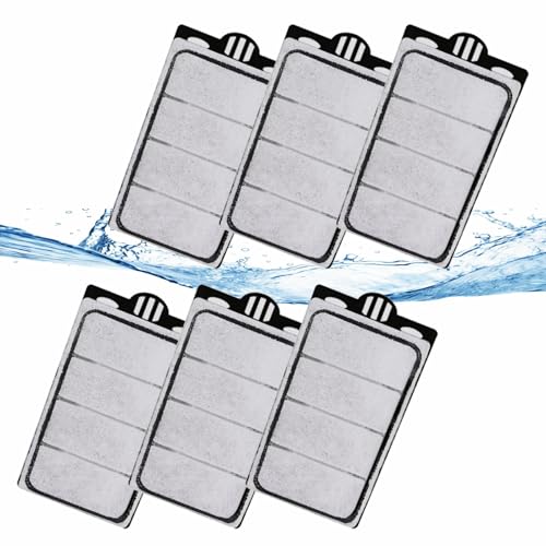 GOZILLA Filterkartuschen für Aquarien, Ersatzplatten, geeignet für 3,5 W 74 GPH Niedrigwasser-Tank-Filter, 6 Stück. GOZILLA Filterkartuschen für Aquarien, Ersatzplatten, geeignet für 3,5 W 74 GPH Niedrigwasser-Tank-Filter, 6 Stück. von GOZILLA