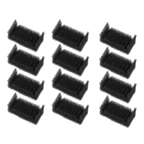 12 Stück Trinkbrunnen Schwamm Schaum Filter, Schwammfilter für Katzenbrunnen Cat Fountain Sponge Filter Ersatz Schaumstofffilter für Haustier Hund Katze Brunnen von GQunit