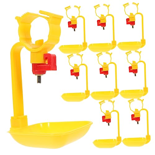 GRADENEVE 10 Stück Teiliges Geflügel Trinkbecher mit Abnehmbarer Stahlkugel Automatische Hühner Trinknippel Wasserspender Einfache Befüllung Geeignet für Hühner Tauben und Geflügelhaltung GRADENEVE 10 Stück Teiliges Geflügel Trinkbecher mit Abnehmbarer Stahlkugel Automatische Hühner Trinknippel Wasserspender Einfache Befüllung Geeignet für Hühner Tauben und Geflügelhaltung von GRADENEVE