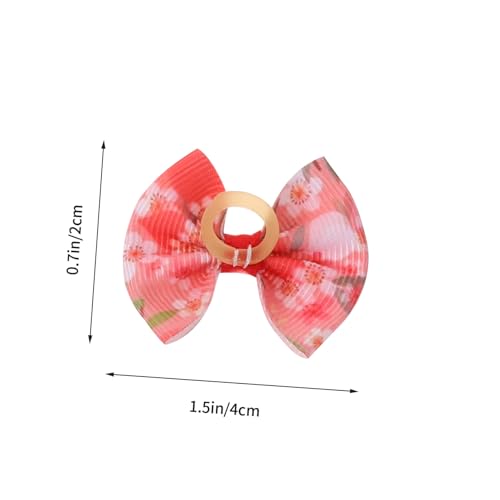 GRADENEVE 10 Stück Teiliges Pet Bowknot Haarschleifen für Kleine Hunde Bunte Hund Haarbänder mit Schleife Dekoratives Haaraccessoire für Haustiere Stilvolles Haarschmuck Hunde und Katzen von GRADENEVE
