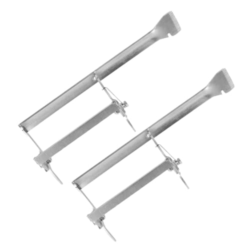 GRADENEVE 2 Stück Teiliges Bienenstock Rahmenhalter mit Ergonomischem Griff und Integriertem Wabendeckel-schaber Multifunktionales Metall-Werkzeug für Imker zur Honigernte und von GRADENEVE