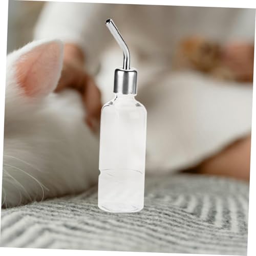 GRADENEVE 2 Stück Teiliges Hamster Trinkflasche Auslaufsicherer Wasserspender mit Edelstahl Kugelventil Hängend für Meerschweinchen Kaninchen Chinchillas und Kleine Haustiere von GRADENEVE
